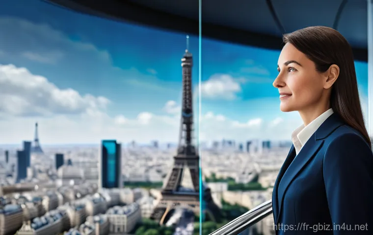 글로벌 비즈니스 자격 취득 후 커리어 계획 - **Prompt:** A highly detailed, realistic photograph of a female business leader, of French-European ...